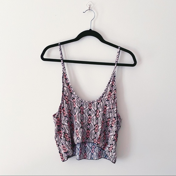 BRANDY MELVILLE | Patterned Cropped Tank - Picture 2 of 3